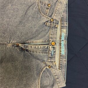 Wrangler High Rise Blue Jeans Classic Denim Style